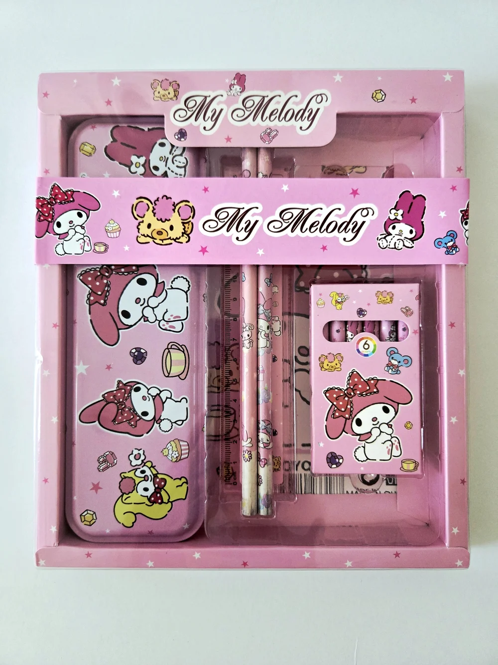 7PC. My Melody Style Stationery Gift Set Kids School Supplies